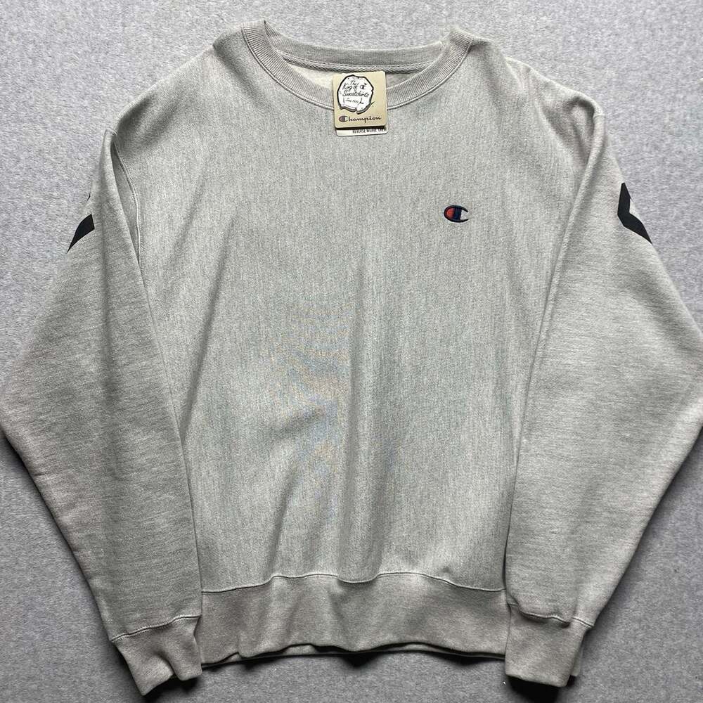 NWT Champion Reverse Weave Sweatshirt Mens 2XL Gray Big Back Arc Logo Crewneck